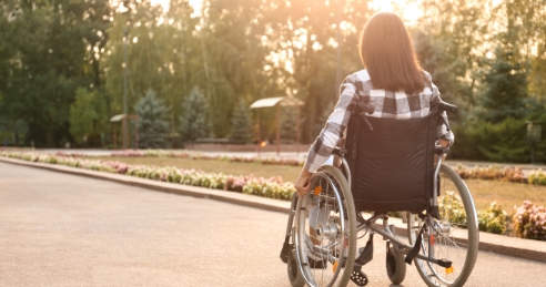 Woman on Wheelchair