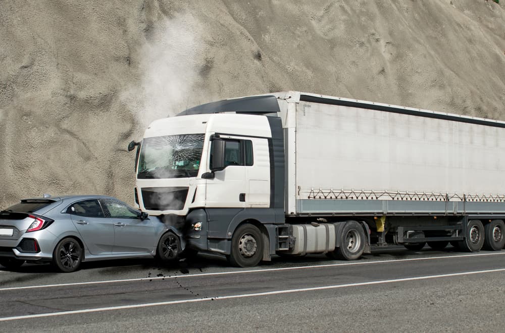 Head-on Truck Collision